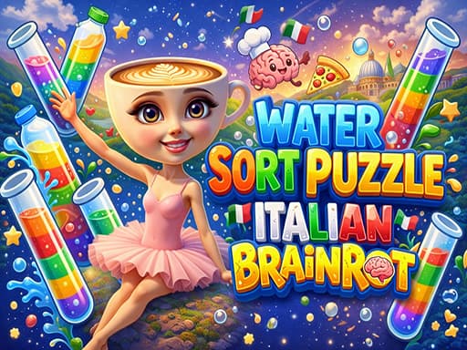 Play Water Sort Puzzle   Italian Brainrot - Free Online Puzzle