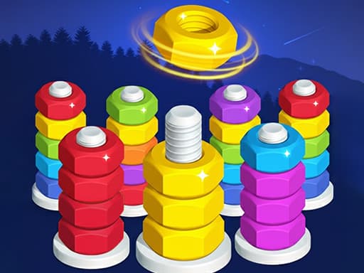 Play Nuts Color Sorting Game - Free Online Puzzle