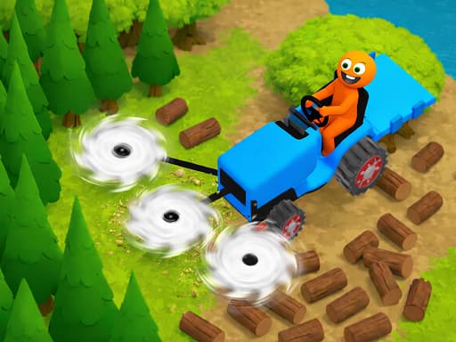 Play Crazy Lumberjack: Cut Them All - Free Online Arcade