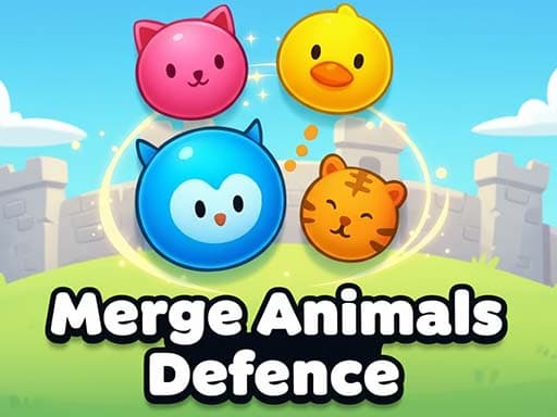 Play Merge Animals Defence - Free Online Puzzle