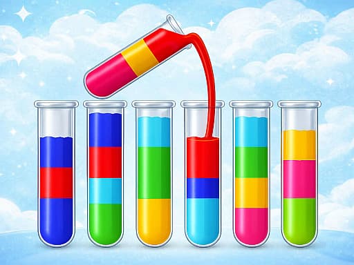 Play Liquid Sort Deluxe - Free Online Puzzle