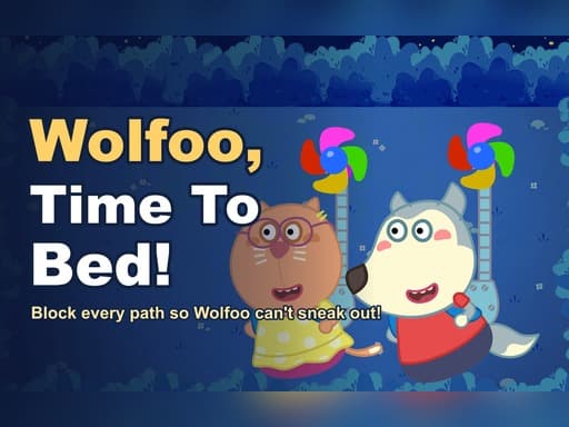 Play Wolfoo   Time To Bed - Free Online Puzzle