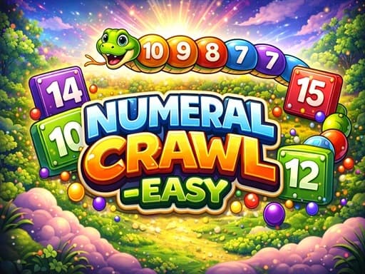 Play Numeral Crawl   Easy - Free Online Puzzle