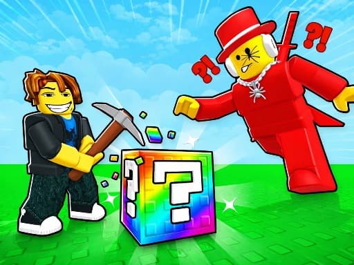 Play Break a Lucky Blocks: Catch Brainrots - Free Online Arcade