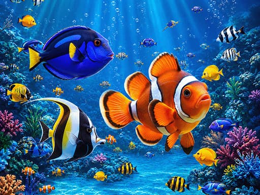 Play My Hungry Fish Game - Free Online Puzzle