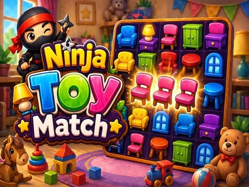 Play Ninja Toy Match - Free Online Puzzle