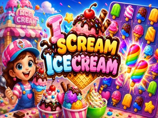 Play I Scream IceCream - Free Online Puzzle