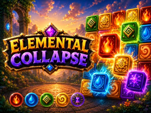 Play Elemental Collapse - Free Online Puzzle