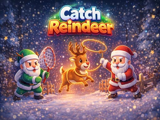 Play Catch Reindeer - Free Online Racing