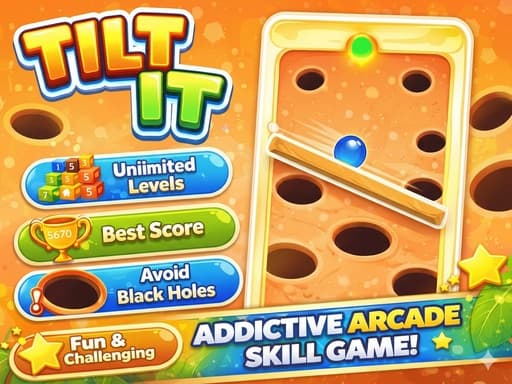Play Tilt It Addictive Arcade Skill Game - Free Online Arcade