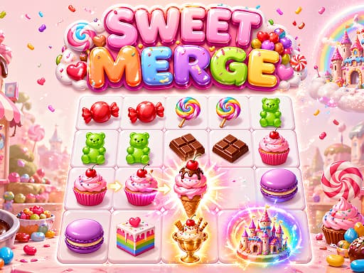 Play Sweet Merge Puzzle - Free Online Puzzle