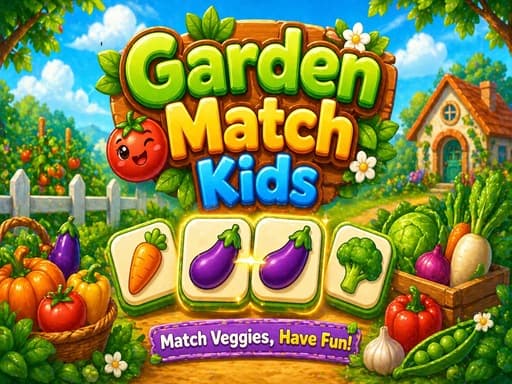 Play Garden Match Kids - Free Online Puzzle