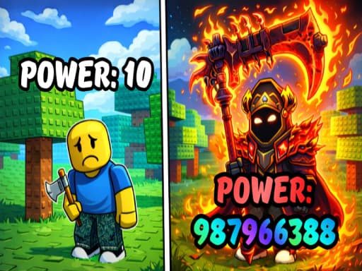 Play Obby: Chop Trees in the Forest - Free Online Arcade