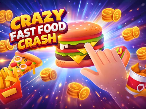 Play Crazy Fast Food Crash - Free Online Arcade