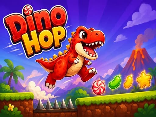 Play DinoHop - Free Online Arcade