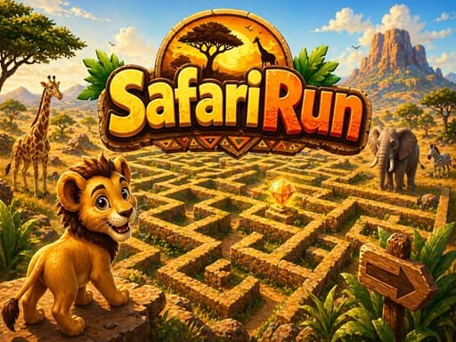 Play SafariRun - Free Online Puzzle