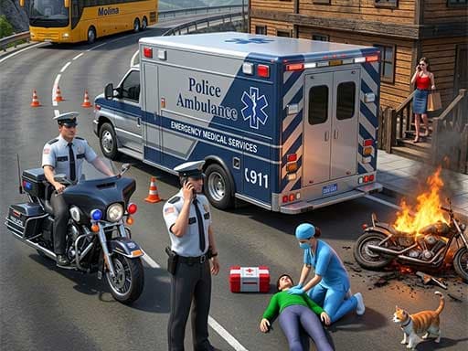 Play Ambulance Rescue Game - Free Online Adventure