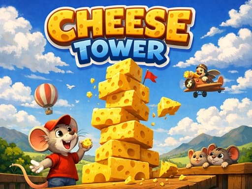 Play Cheese Tower - Free Online Puzzle