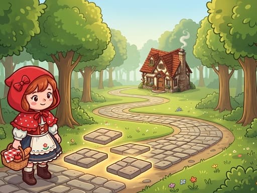 Play Reds Winding Way - Free Online Puzzle
