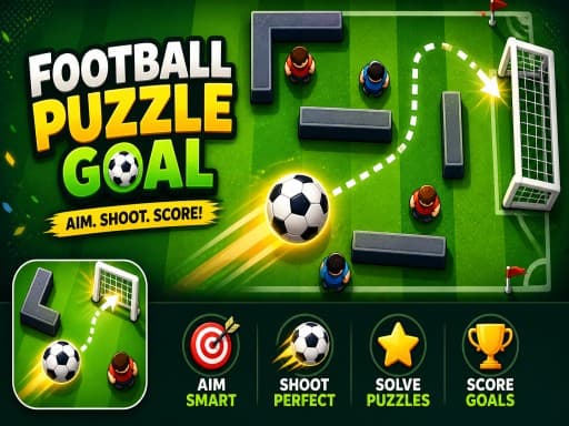 Play Football Puzzle Goal - Free Online Sports