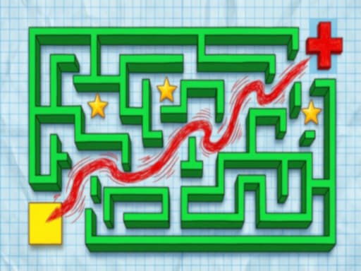 Play Mazes Draw The Path - Free Online Puzzle