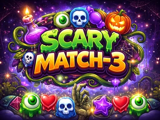 Play Scary Match 3 - Free Online Puzzle