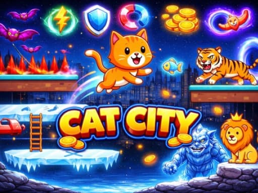 Play CAT CITY  - Free Online Arcade