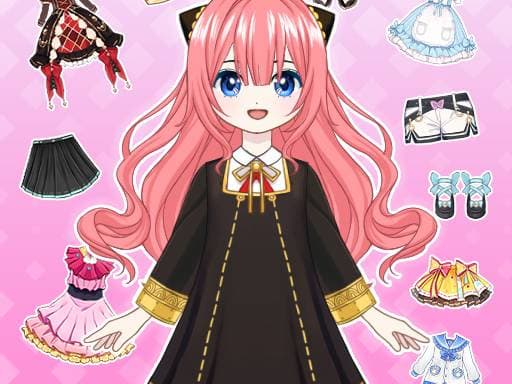 Play Anime Dress Up   Doll Dress Up - Free Online Arcade