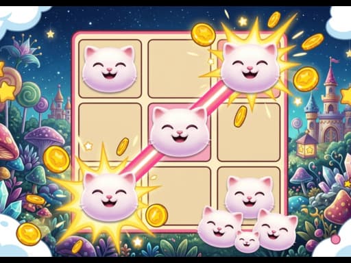 Play Cat Tic Tac Toe - Free Online Puzzle