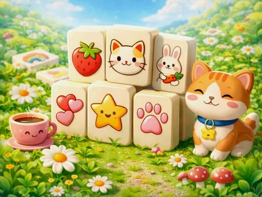 Play Cartoon Mahjong - Free Online Puzzle