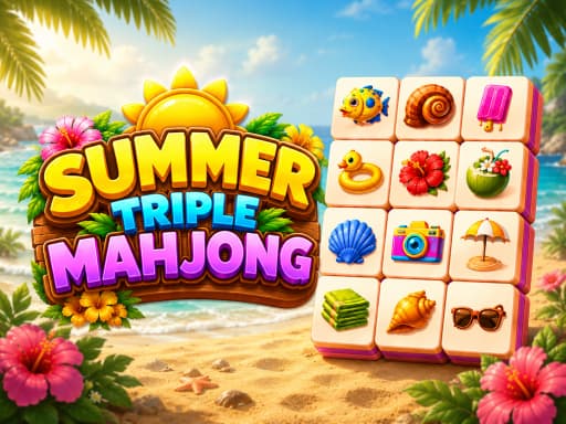 Play Summer Triple Mahjong - Free Online Puzzle