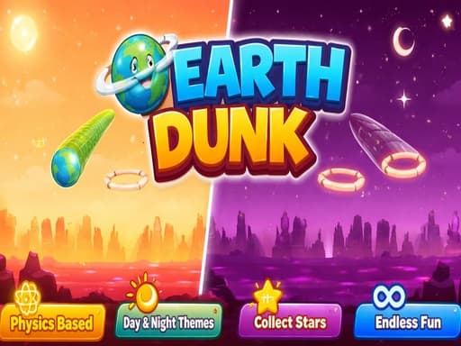 Play Earth Dunk Physics Arcade Game - Free Online Arcade