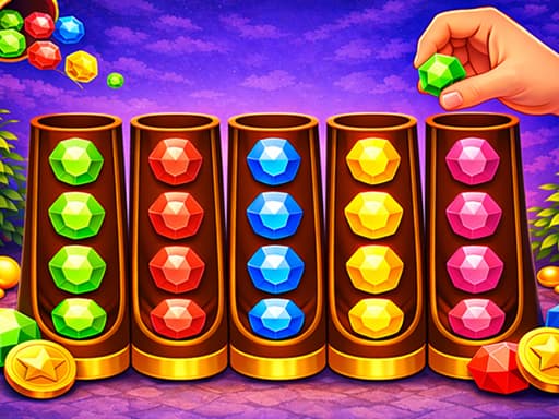 Play Gem Sort Puzzle - Free Online Puzzle