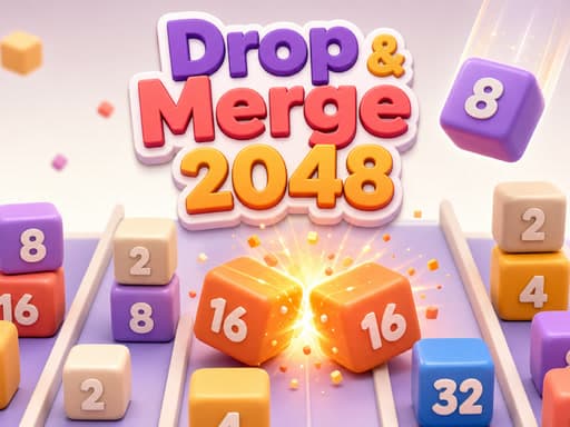 Play Drop &amp; Merge 2048 - Free Online Puzzle