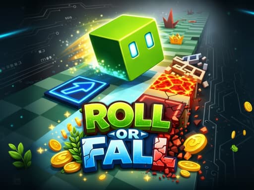 Play Roll or Fall - Free Online Arcade