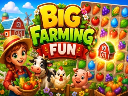 Play Big Farming Fun - Free Online Puzzle