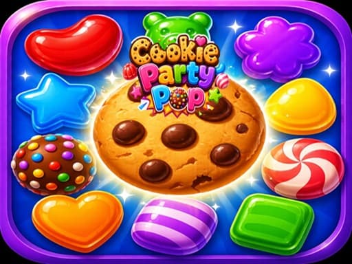 Play Cookie Party Pop - Free Online Puzzle