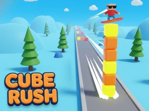 Play Cube Rush 3D: Survive The Rush - Free Online Arcade
