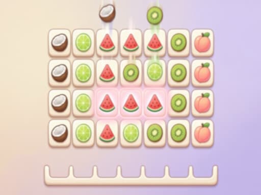 Play Tiles: Collect 3 fruits - Free Online Puzzle