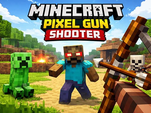 Play Minecraft Pixel Gun Shooter - Free Online Shooting