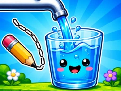 Play Water Flow Happy Glass - Free Online Puzzle