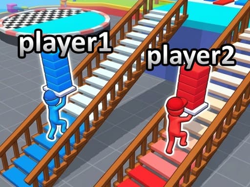 Play Stairs Races For 2 Players - Free Online Arcade
