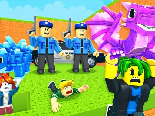Play Escape Police for Brainrots - Free Online Arcade