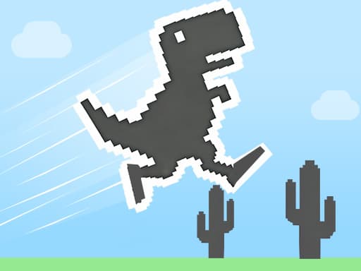 Play Doodle Dino Run - Free Online Arcade