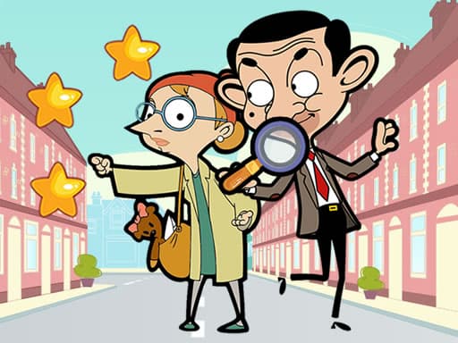 Play Mr. Bean Hidden Stars - Free Online Puzzle