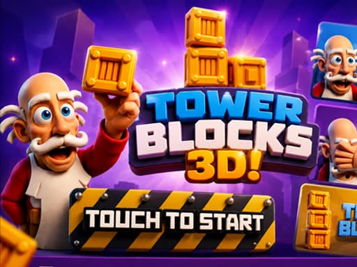 Play Tower Blocks Deluxe 3D - Free Online Puzzle