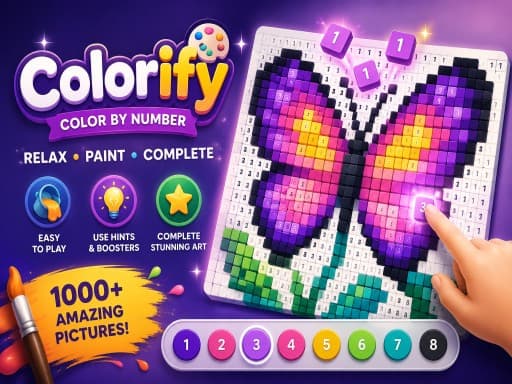 Play Colorify   Color by Number - Free Online Puzzle