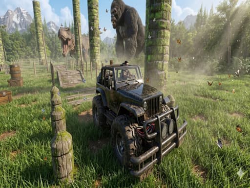 Play Jungle Jeep Simulator - Free Online Arcade