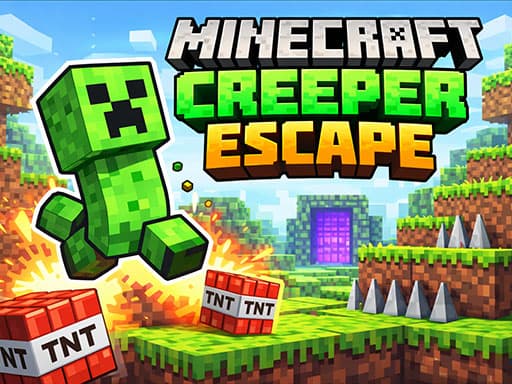Play Minecraft Creeper Escape - Free Online Adventure
