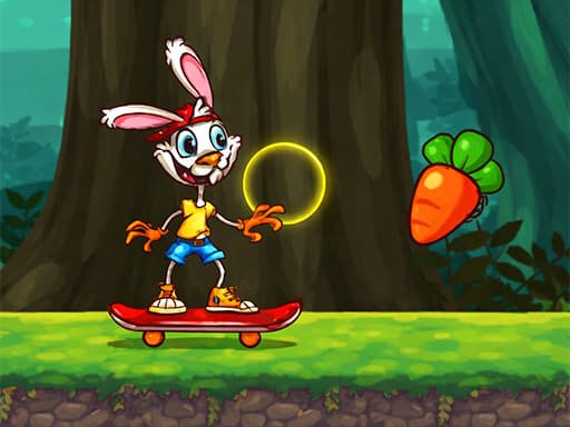 Play Rabbit Skater Game - Free Online Puzzle